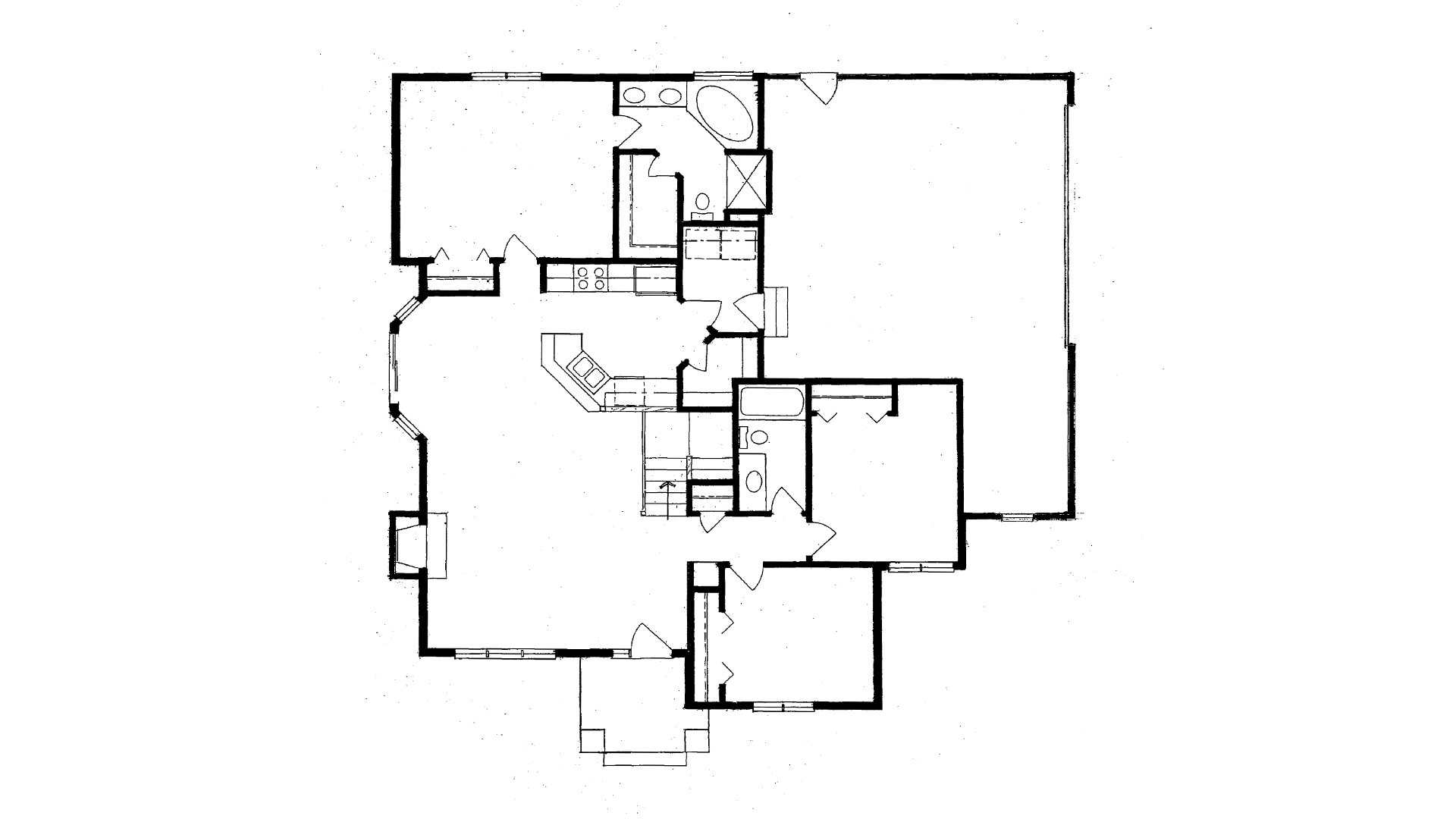 Floor Plan of New Home for Sale in Sturgis South Dakota