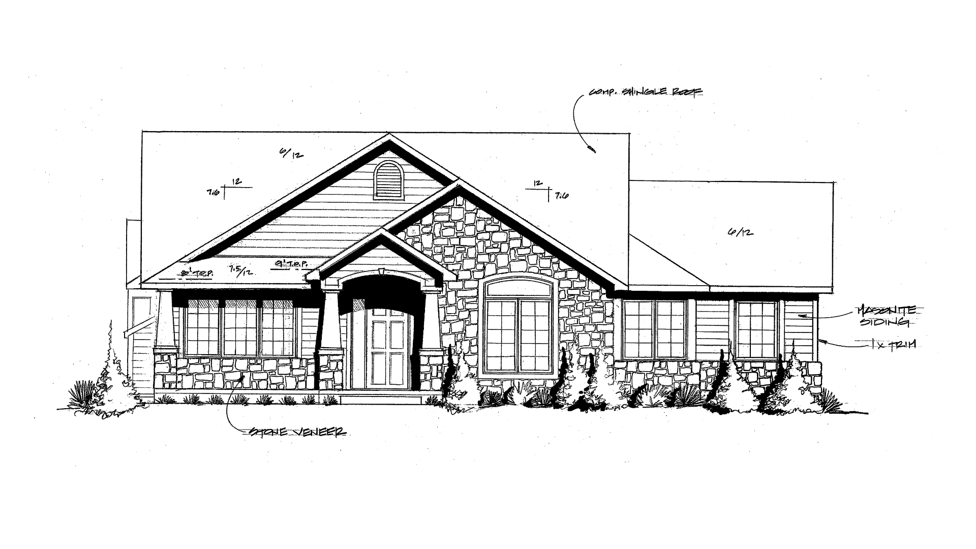 Floor Plan of New Home for Sale in Sturgis South Dakota